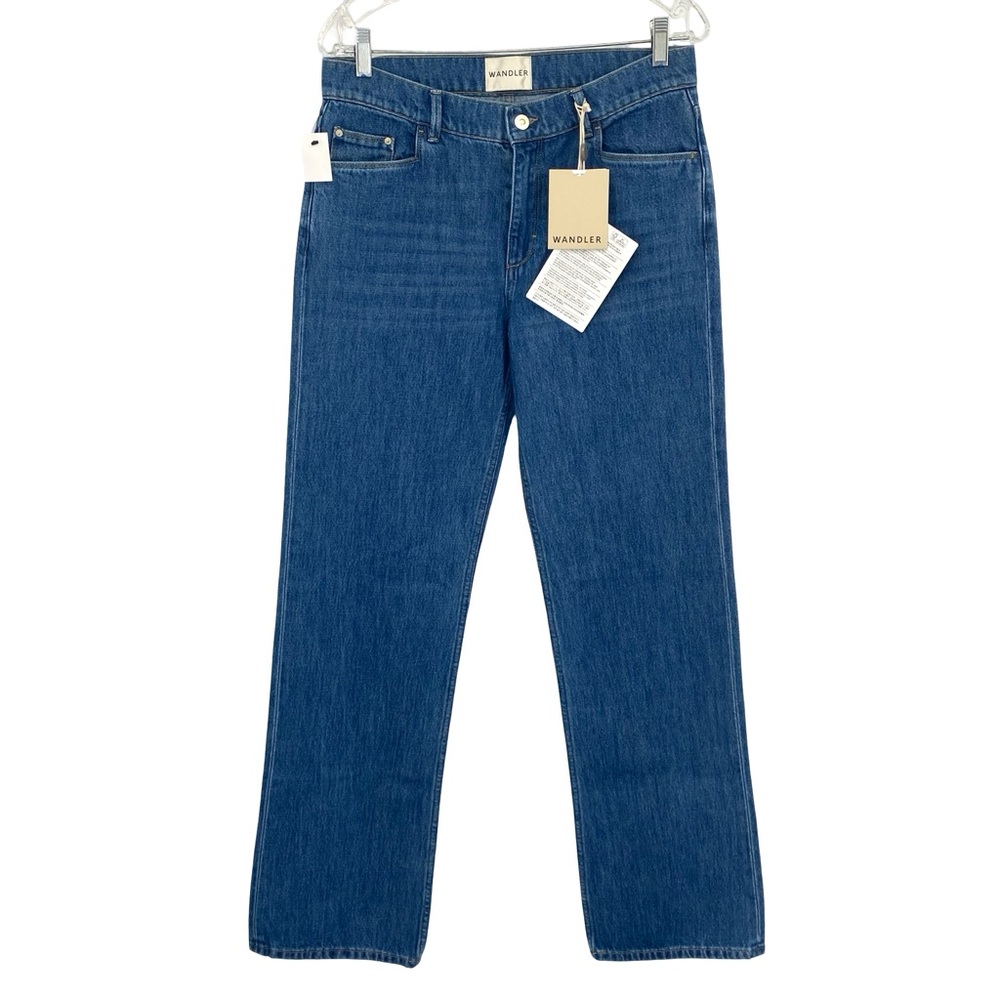Wandler Rose High Rise Straight Leg Jeans New Size 30 Long